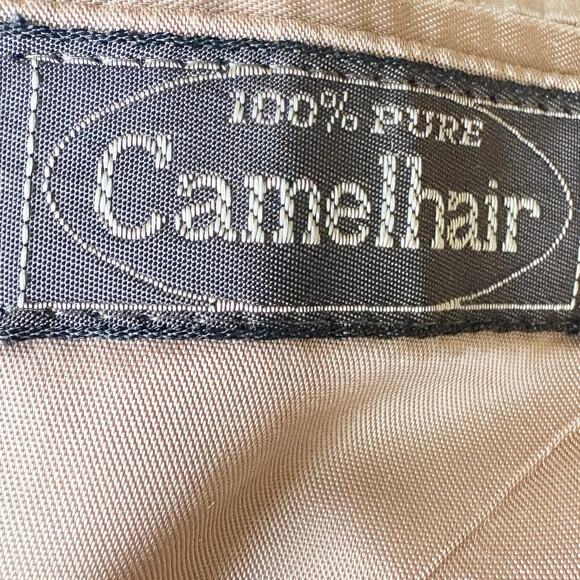 Vintage Camel Hair Sport Coat Classic 2-Button Blazer Size 42 - Picture 3 of 5